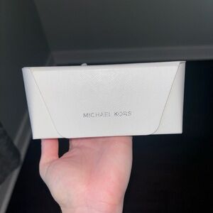 Michael Kors Ivory Eyeglass Case